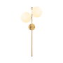 Opviq Lámpara de pared Fazli - 10410 Oro brillante